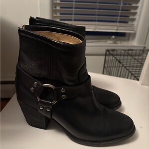 Frye Black Booties size 8